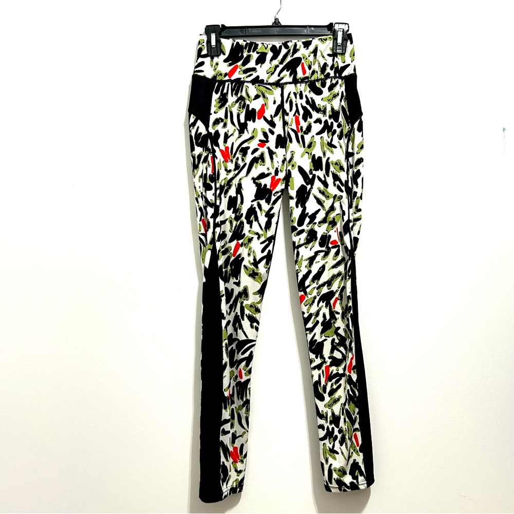 Abstract Patterned Women’s Multicolor Activewear Leggings